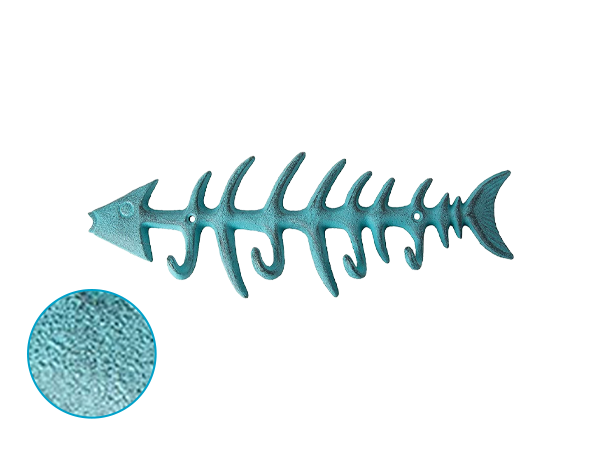 fish bones wall mounted towel rack comfify