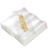 RONSBILL 400PCS 2x4 Inches 3.2Mil Small Clear Self Sealing Cellophane Bags Mini Jewelry Bags Self...