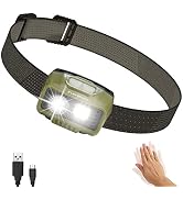 EverBrite 400Lumen Rechargeable Headlamp with Motion Sensor-Green