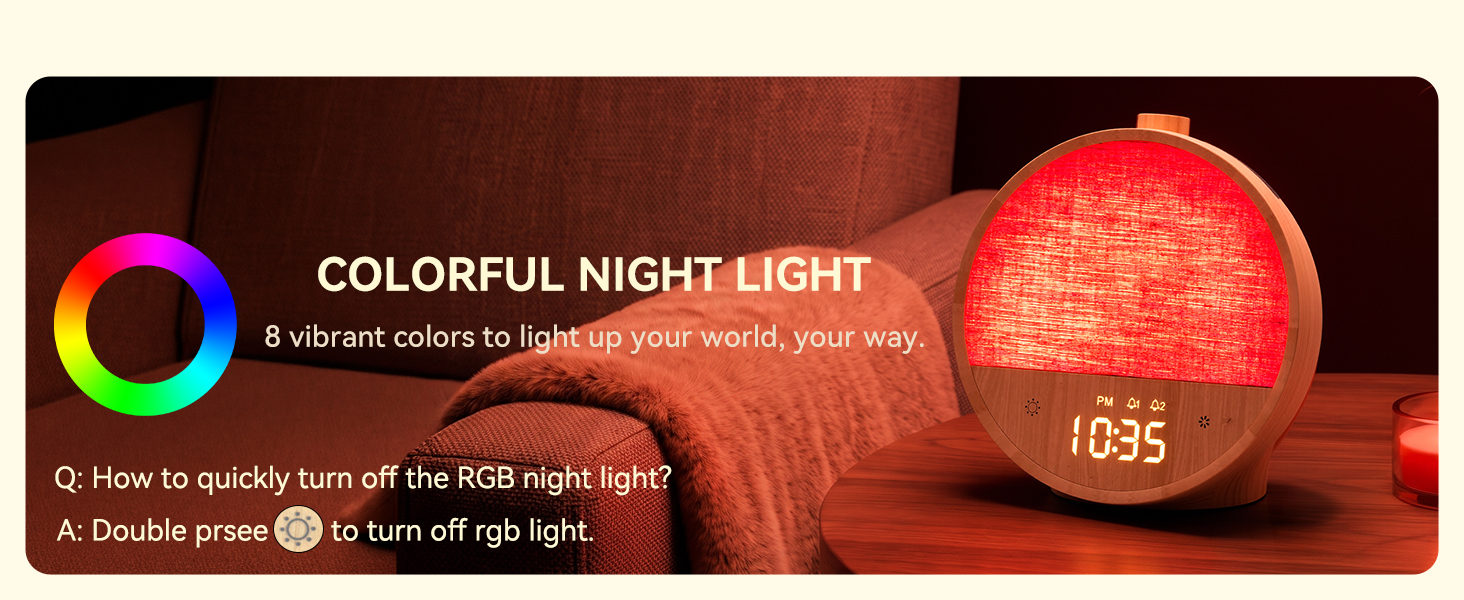 COLORFUL NIGHT LIGHT