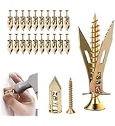 Self Drilling Anchors Screws, Self Drilling Drywall Anchors and Screws kit for Wet and fix Drywal...