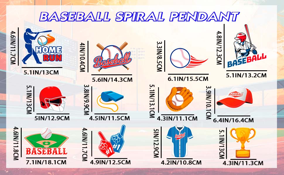 baseball themed party decorations