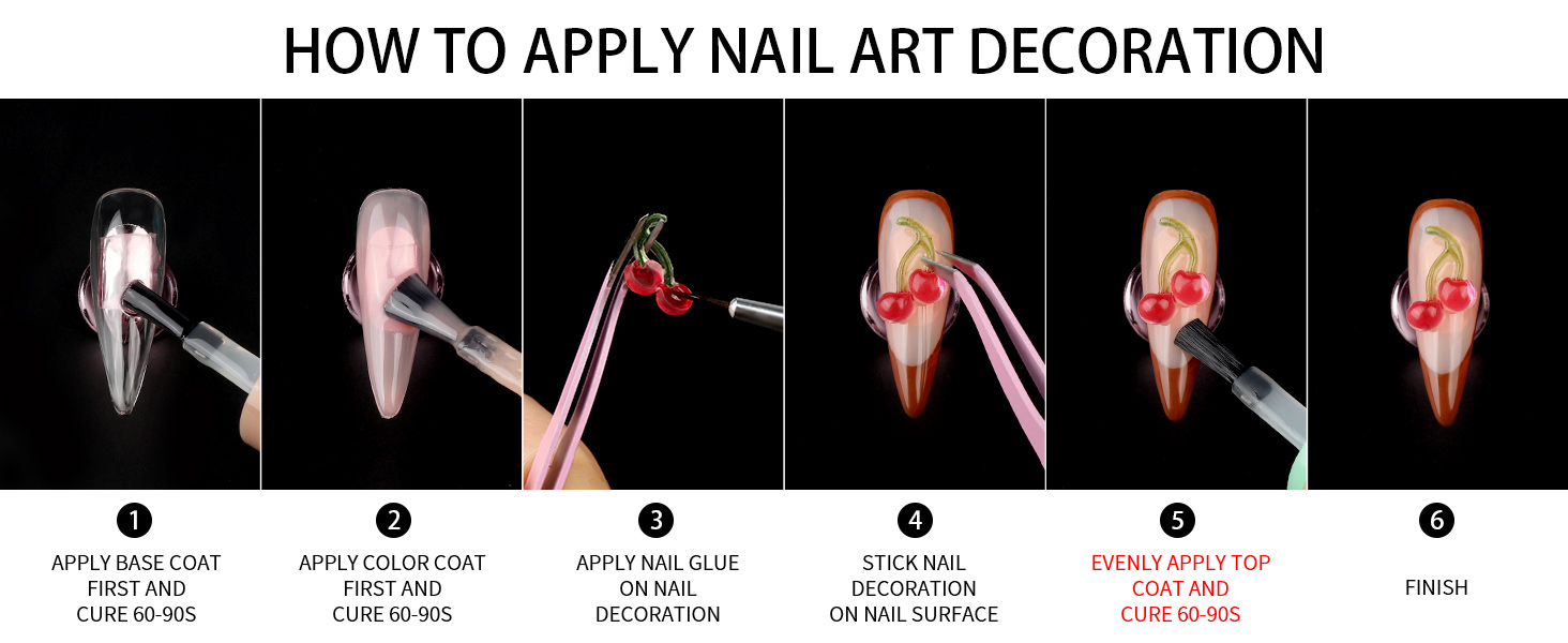 How To Apply Nail Art Decoration