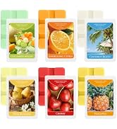 STRN Wax Melts, Soy Wax Cubes 6 Summer Scents Long-Lasting for Wax Warmers | Cucumber Melon, Coco...