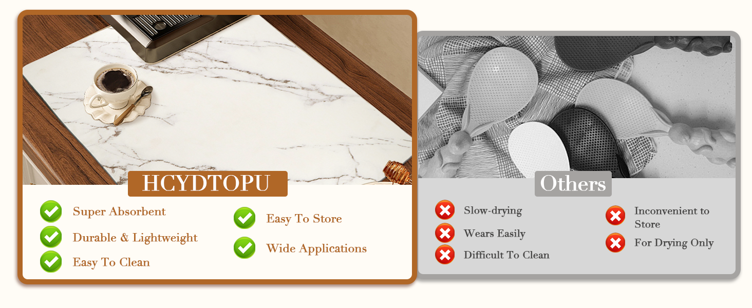 dish drainer mat