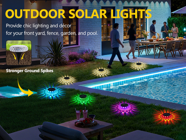 solar powered pool lights