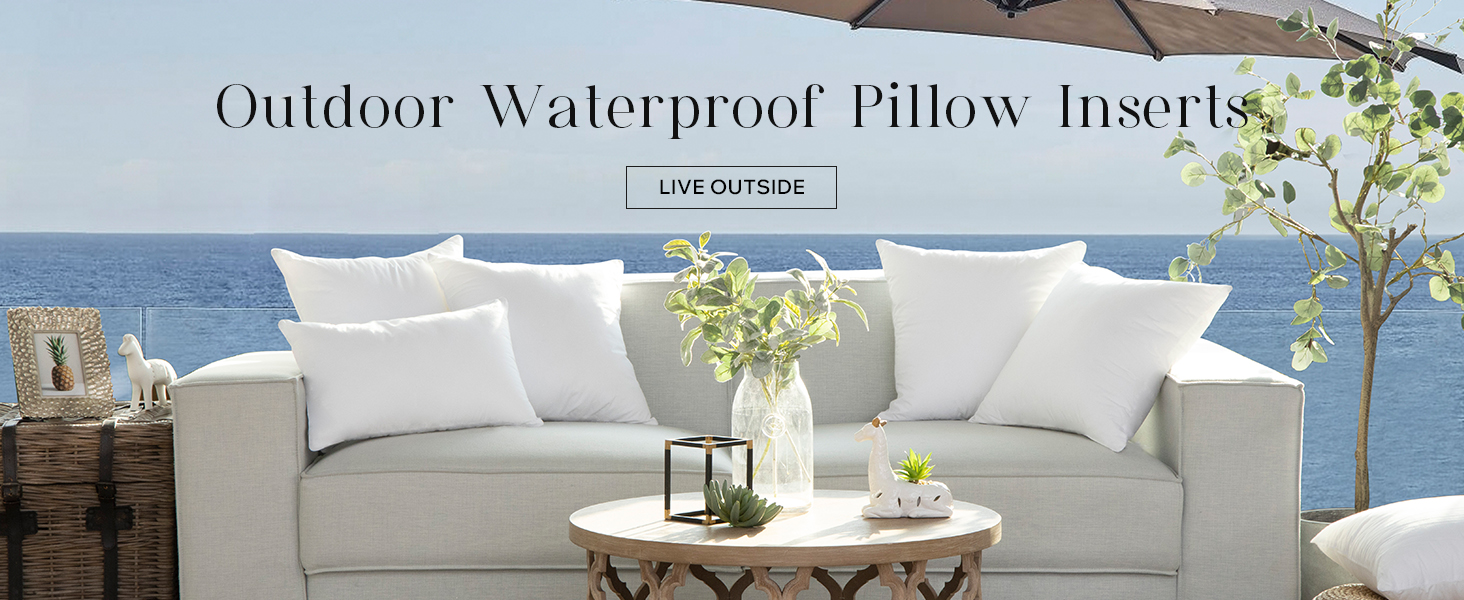 outdoor pillow inserts
