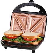 Gotham Steel Sandwich Maker, Panini Press Sandwich Maker with Nonstick Surface Breakfast Sandwich...