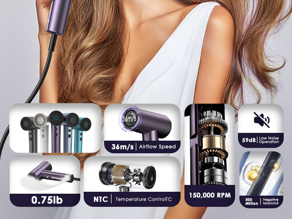 high speed ionic hair dryer
