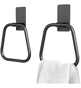 JUYSON Towel Ring, Hand Towel Holder for Bathroom, Adhesive Hand Towel Holder, Adhesive Towel Rac...