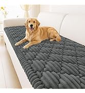 Smiry Pet Couch Covers for Dogs Washable, Non-Slip Fuzzy Couch Covers for 3 Cushion Sofa Pet Frie...