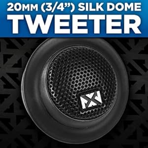 20 mm (314"0 Silk dome tweeter
