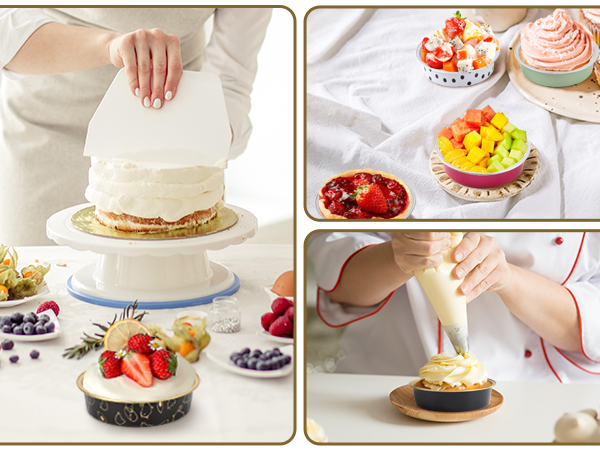 Beasea small cupcake baking cups with lids can be used in different cooking occasions