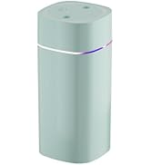DONGKER Mini Humidifier,600ml Dual Channels USB Quiet Humidifier with Colorful Cycling Light Wate...