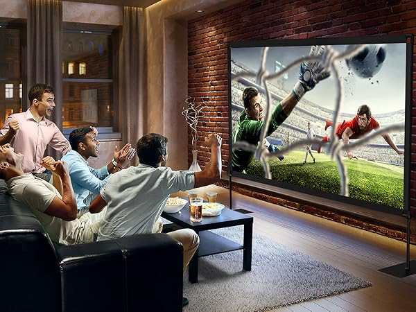 projector screen with stand