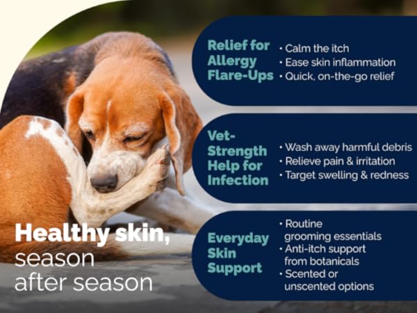 Healthy skin and relief for allergy flare ups