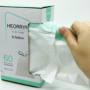 8 Gallon Drawstring Trash Bags