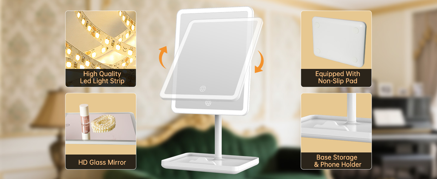 makeup led mirror vanity