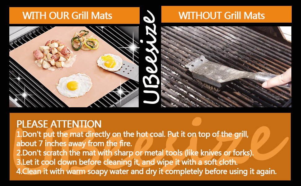 ubeesize grill mats