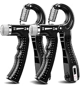 KDG Hand Grip Strengthener 2 Pack Adjustable Resistance 10-130 lbs Forearm Exerciser,Grip Strengt...