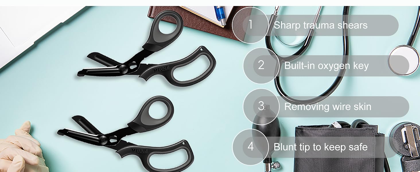 Trauma Shears, EMT scissors, Medical Scissors,Bandage Scissors