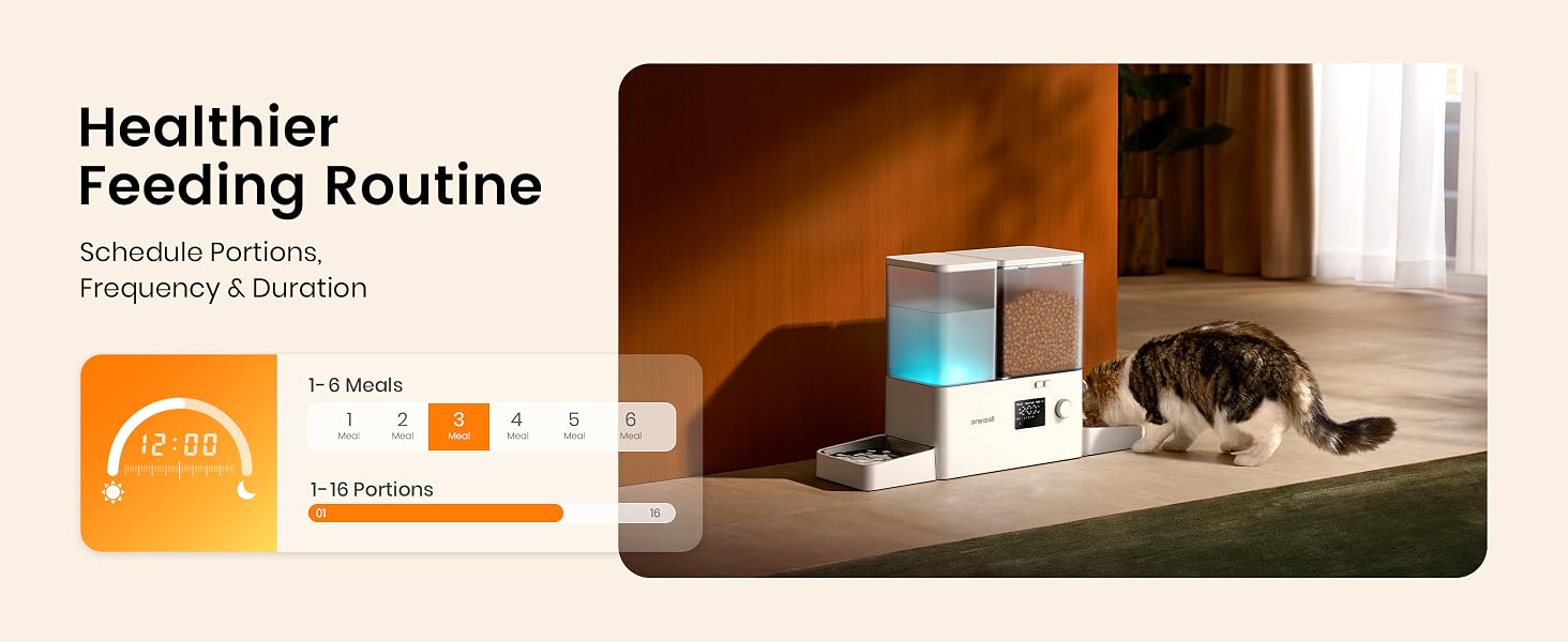 automatic cat feeder and water