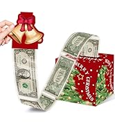 Christmas Money Box for Cash Gift, Christmas Party Gifts, Christmas Money Box Pull Surprise, Merr...