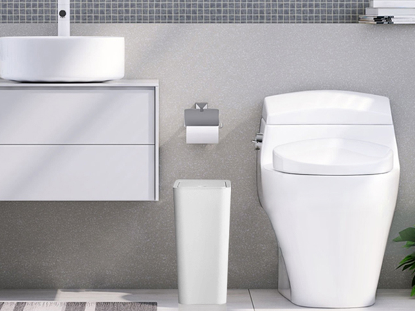 Bathroom Trash Can with Lid