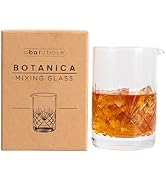 A Bar Above - Botanica Cocktail Mixing Glass – Thick, Sturdy Glass Beaker to Mix & Stir Cocktails...