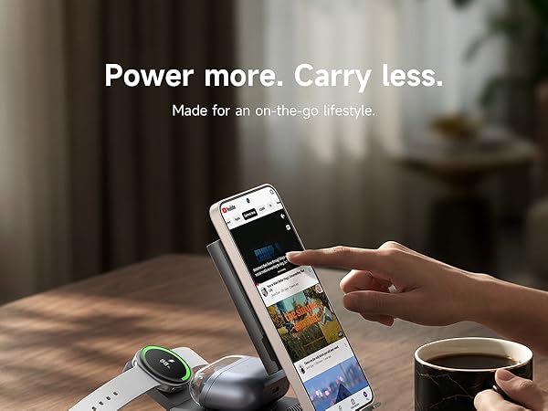 SURITCH for Samsung 3-in-1 Wireless Charging Station