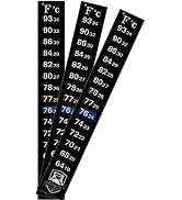 3 Pack Kombucha Fermentation Adhesive Strip Thermometer - Displays Temperature in Degrees in Cels...
