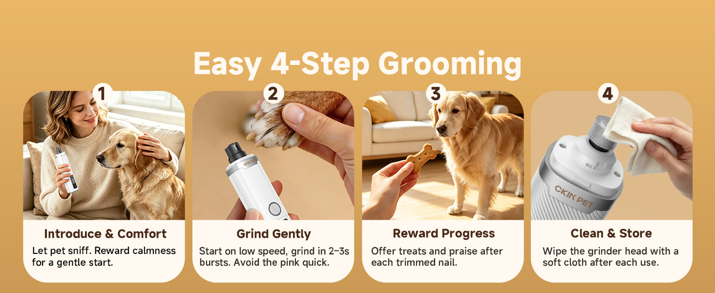 Easy 4-Step Grooming