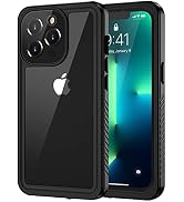 Lanhiem for iPhone 13 Pro Case, IP68 Waterproof Dustproof Shockproof Cases with Built-in Screen P...
