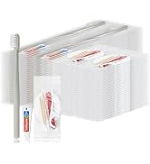 LLHQAMT Disposable Toothbrushes, Toothbrush and Toothpaste, Toothbrush and Toothpaste Travel, Com...