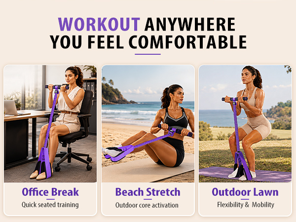 resistance bands with pedals