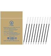 MengRan 3.85'' Ballpoint Ink Pen Refills for Click Pens, 1 mm Medium Point Tip, (Refills-Blue ink...