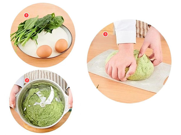 Dough making steps