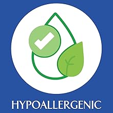 hypoallergenic fabric construction blocks allergens with pore size 10 microns