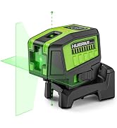 HUEPAR 2 Point and Cross Line Self Leveling Laser Alignment Tool with Plus Mode (98-165Ft), Laser...