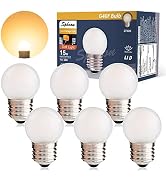G40 Low Watt LED Light Bulbs 1.5W Soft Warm White 2700K G14 LED Energy Saving Bulb 15 Watt Equiva...