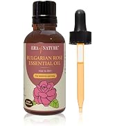 Era of Nature Bulgarian Rose Essential Oil - 100% Pure Rose Oil for Skincare, Hair, Diffusers & D...