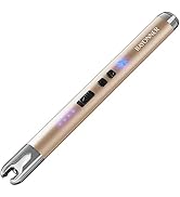 RAYONNER Lighter Electric Candle Lighter Rechargeable USB ARC Lighter (1 Pack - Champagne Gold)
