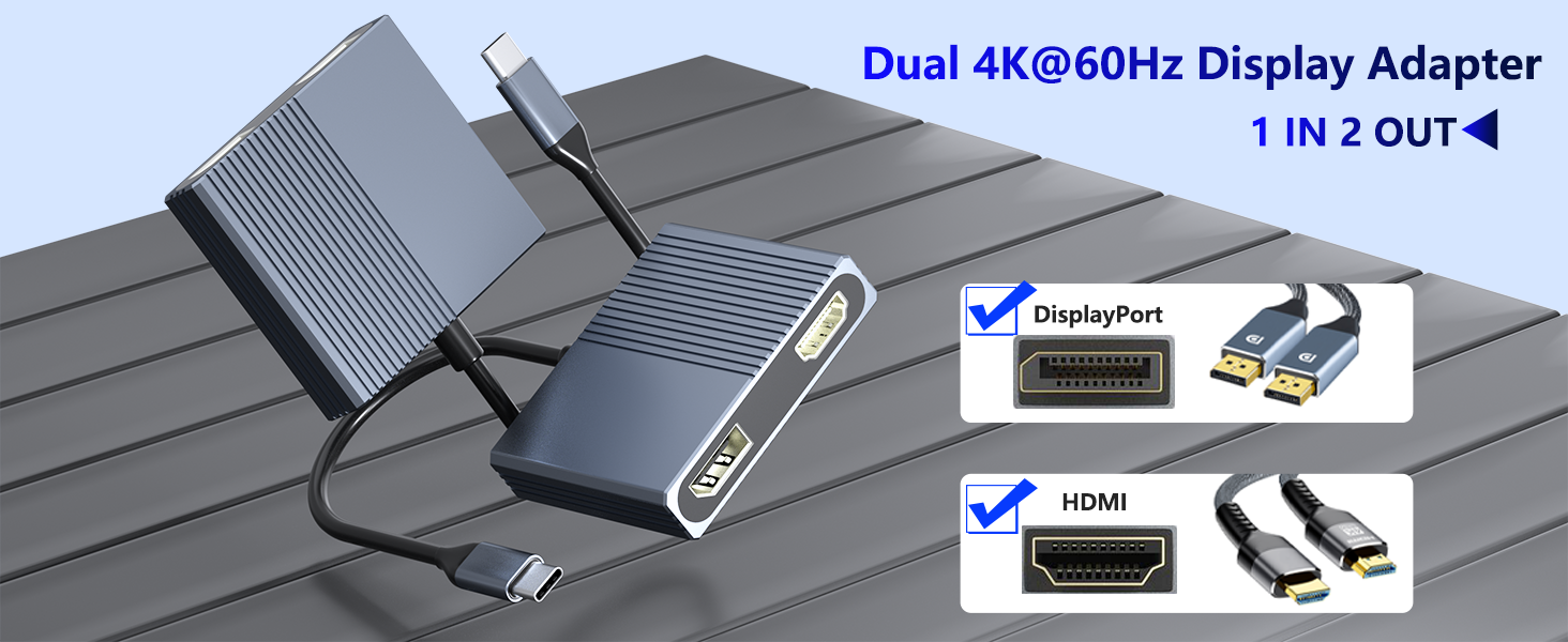 usb c dual monitor adapter