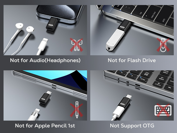 lighting to usb c adapter for iphone 15 Pro max
