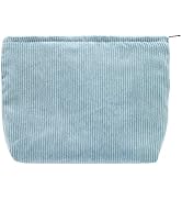 PAZIMIIK Makeup Bags for Purse Zipper Cosmetic Pouch Large Travel Canvas Make Up Organizer Tool P...