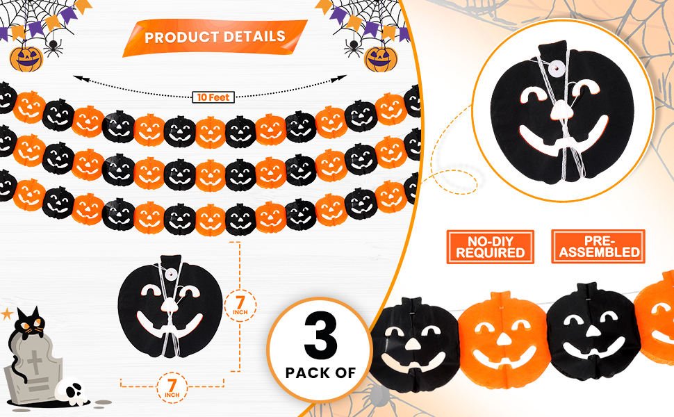 Halloween Garland for Mantle