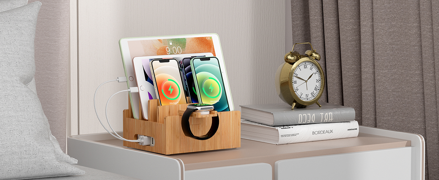 Pezin & Hulin Bamboo Charging Stand