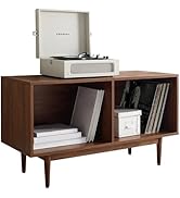 Crosley Furniture Liam Medium Vinyl Record Storage TV Stand and Entertainment Center, Media Conso...