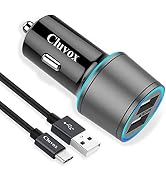Rapid USB C Car Charger, Compatible for Samsung Galaxy S23/S22/S21/Note 20/Ultra/10/Plus/9/8/S20 ...