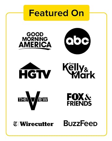 Featured on GMA, ABC, HGTC, Kelly and Mark, The View, Fox and Friends, Wirecutter, Buzzfeed